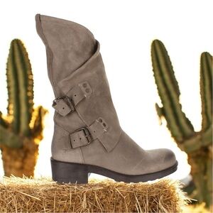 Cool Way-Alida Suede Slouchy  Boots